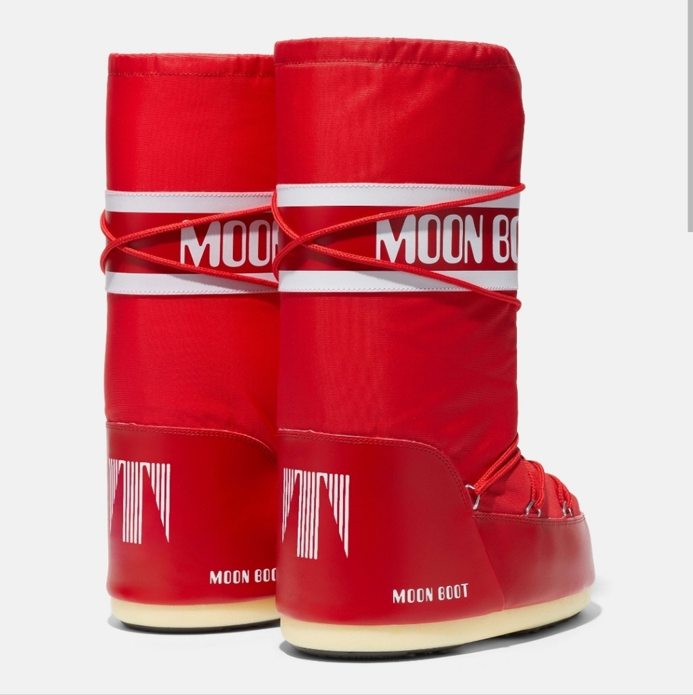 Moon Boot Red Winter Snow Boot - Picture 3 of 16